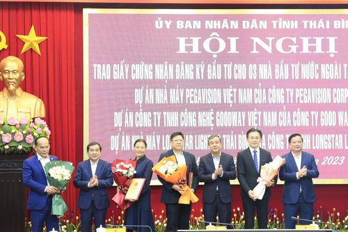 Thái Bình thu hút thêm 3 dự án FDI vào KCN Liên Hà Thái