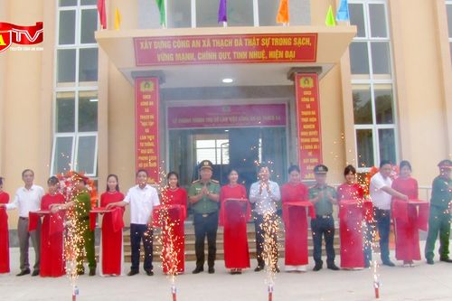 Khánh thành trụ sở Công an 2 xã: Thạch Đà và Tam Đồng huyện Mê Linh