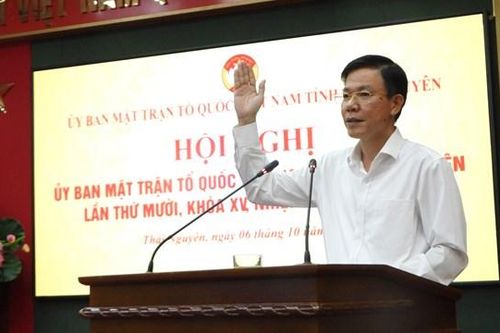 Ủy ban MTTQ tỉnh Thái Nguyên có tân Chủ tịch