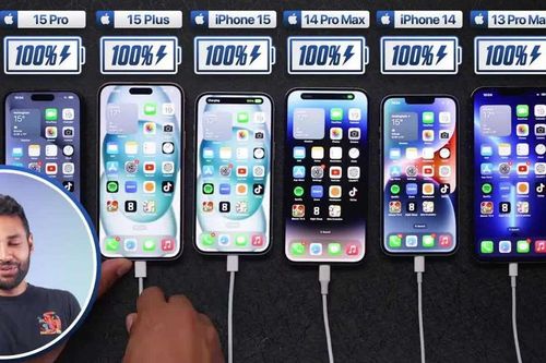 Bốn mẫu iPhone 15 đọ thời lượng pin