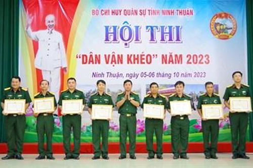 Bộ Chỉ huy quân sự tỉnh Ninh Thuận: Nâng cao nhận thức về công tác dân vận