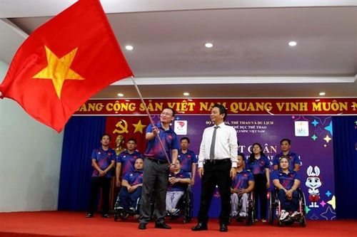 Đoàn thể thao người khuyết tật xuất quân dự ASIAN Para Games vào ngày 10-10