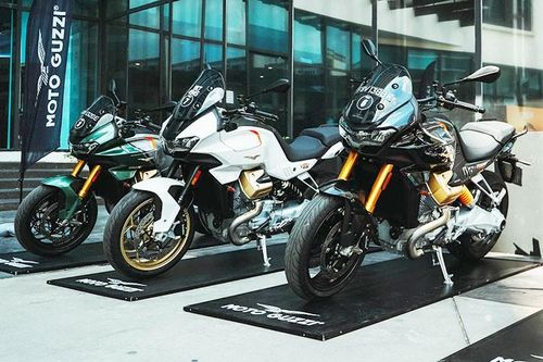 Moto Guzzi V100 Mandello bị triệu hồi vì nguy cơ gãy giảm xóc