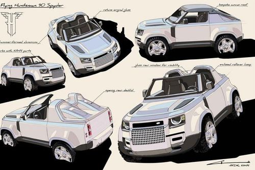Flying Huntsman 90 Spyder - Land Rover Defender 90 mui trần kịch độc