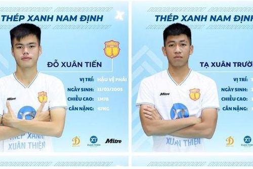 Loạt cầu thủ trẻ Nam Định được gọi lên đội một là ai?