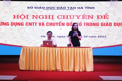 Hà Tĩnh đẩy mạnh chuyển đổi số và công nghệ thông tin trong lĩnh vực Giáo dục