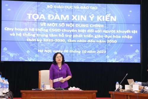 Phát huy vai trò của các cơ sở giáo dục chuyên biệt với người khuyết tật