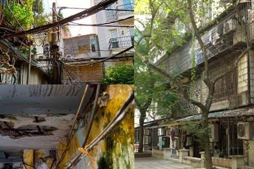 Hiện trạng khu tập thể mới được Hà Nội chi tiền lập quy hoạch để cải tạo