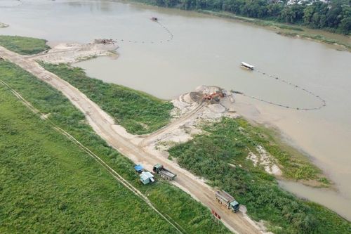 Quảng Nam: Phát hiện có dấu hiệu sai phạm tại 1 doanh nghiệp khai thác cát