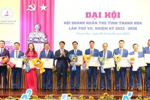 Bí thư Thường trực T.Ư Đoàn Nguyễn Ngọc Lương dự Đại hội Hội Doanh nhân trẻ Thanh Hóa