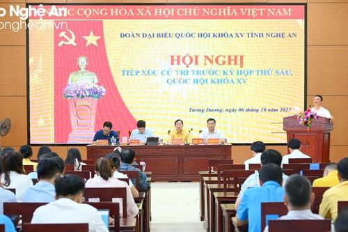 Cử tri Tương Dương kiến nghị cần có khung giá đất cụ thể của Nhà nước để tránh thiệt thòi cho người dân ở vùng sâu, vùng khó khăn