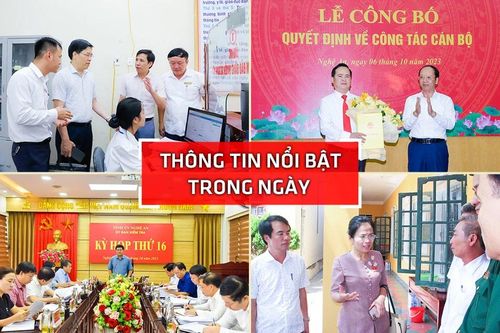 Nghệ An: Thông tin nổi bật ngày 6/10