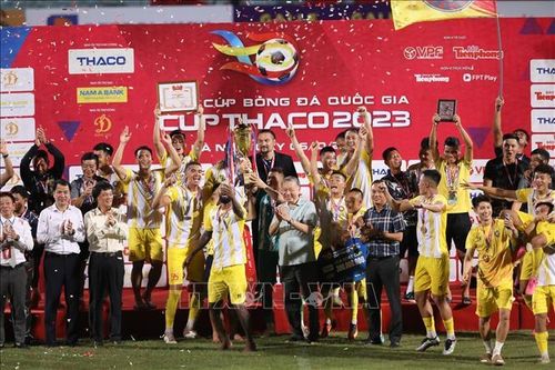 Câu lạc bộ Đông Á Thanh Hóa đoạt Siêu Cúp Quốc gia 2023