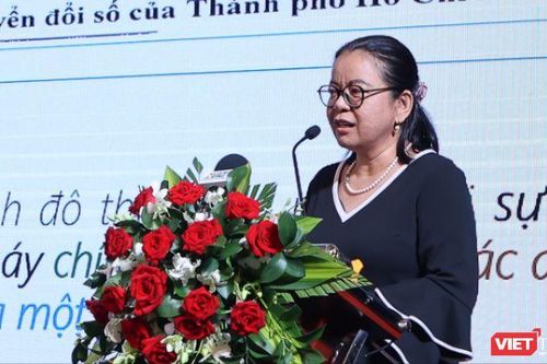 Bà Võ Thị Trung Trinh chỉ ra 3 nhóm dữ liệu mà TP. Hồ Chí Minh đang tập trung xây dựng