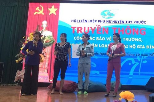 Tuy Phước (Bình Định): Truyền thông kiến thức về bảo vệ môi trường cho hội viên, phụ nữ