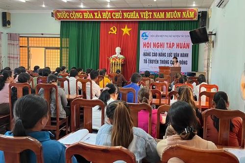 Tây Sơn (Bình Định): Tập huấn nâng cao năng lực vận hành cho 90 thành viên Tổ truyền thông cộng đồng