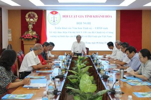 Tiếp tục tăng cường sự lãnh đạo của Đảng đối với hội luật gia