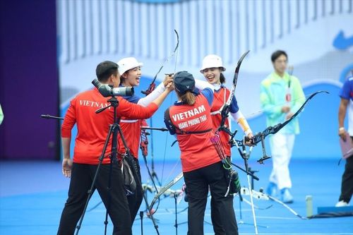 Thanh Nhi và đồng đội vuột mất tấm huy chương lịch sử môn bắn cung tại ASIAD 19
