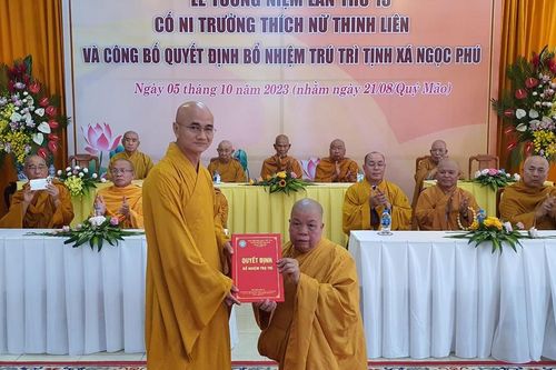 TP.HCM: Lễ công bố quyết định bổ nhiệm trụ trì tịnh xá Ngọc Phú