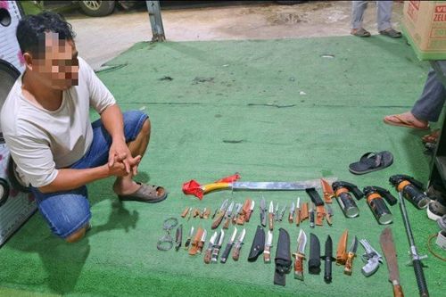 Tụ tập đánh nhau, nhóm thanh niên bị bắt giữ