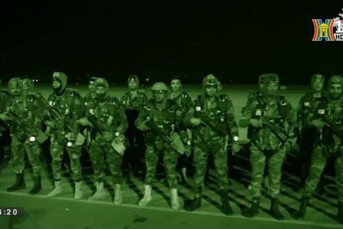 Đặc nhiệm Syria tập trận bằng máy bay Nga