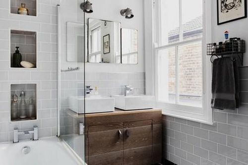 Nâng cao thẩm mỹ phòng tắm nhờ họa tiết trang trí