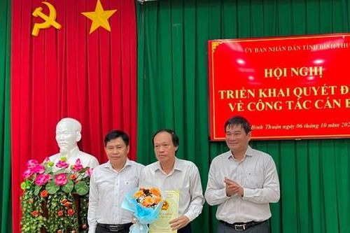 Bình Thuận bổ nhiệm phó giám đốc 3 Sở quan trọng
