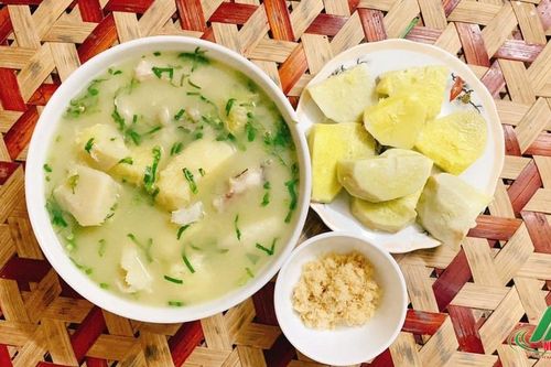 Ngọt lừ khoai sọ mán Mộc Châu tháng 10