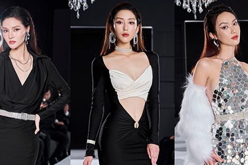 Học trò Hương Giang, Thanh Hằng kiêu kỳ với váy dạ hội