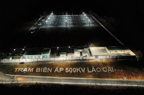 Trạm biến áp 500 kV Lào Cai được đóng điện các đường dây 220 kV và đấu nối (Giai đoạn 1)