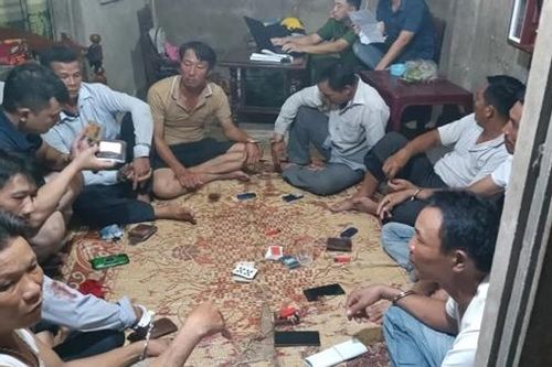 Vào rừng lập lán trại để đánh bạc