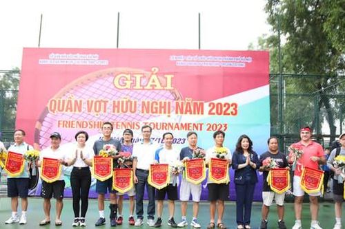 Nhiều vận động viên nước ngoài tham dự Giải Quần vợt hữu nghị năm 2023