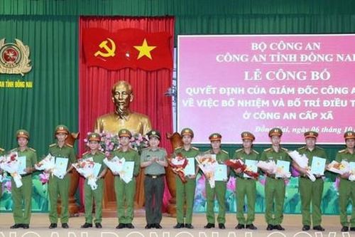Công bố quyết định của Giám đốc Công an tỉnh bổ nhiệm điều tra viên Công an cấp xã