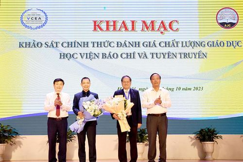 Khai mạc đợt khảo sát đánh giá chất lượng giáo dục Học viện Báo chí và Tuyên truyền