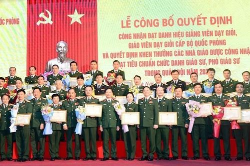 Phấn đấu đến năm 2030, 95% giáo viên các nhà trường Quân đội 9 đạt chuẩn