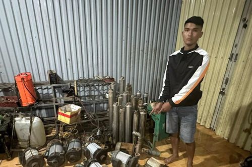 Bắt tạm giam nhóm đối tượng trộm hàng trăm mô tơ bơm nước của người dân