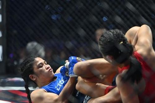 'Nữ hoàng Muay' Thanh Trúc bảo vệ thành công đai Lion Championship