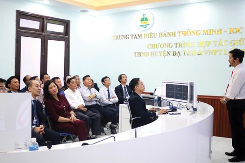 Ðạ Tẻh khai thác hiệu quả Trung tâm Điều hành thông minh