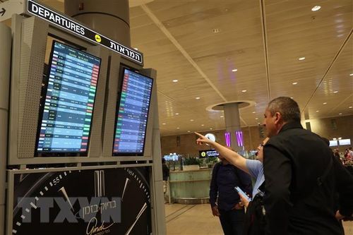 Nhiều hãng hàng không lớn hủy chuyến bay đến Tel Aviv của Israel