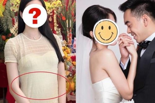 Á hậu Vbiz lộ vòng 2 lùm lùm, mang thai con đầu lòng sau khi kết hôn với chồng doanh nhân?