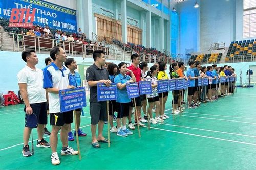 Giải cầu lông cán bộ, hội viên Hội Nông dân các cấp