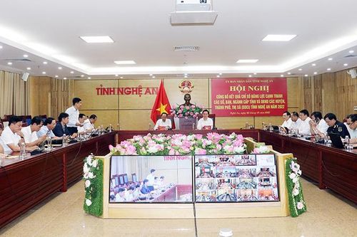 Nghệ An công bố chỉ số DDCI, phân định 'thứ hạng' qua đánh giá của doanh nghiệp