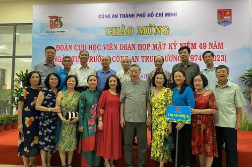 Cựu học viên D6 An ninh họp mặt thân tình tại TP Hồ Chí Minh