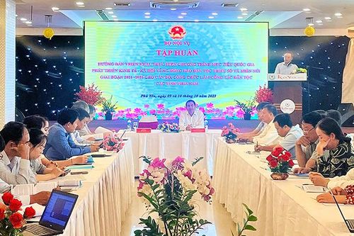 Phú Yên: Tập huấn công tác dân tộc cho 25 tỉnh, thành phía Nam
