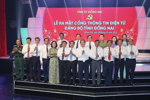 Ra mắt Cổng Thông tin điện tử Đảng bộ tỉnh Đồng Nai