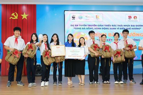 Học sinh Đà Nẵng trổ tài xây dựng dự án về môi trường, giảm rác thải nhựa