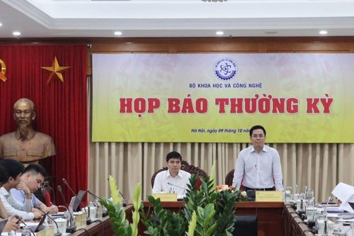 Họp báo thường kỳ Quý III/2023 Bộ Khoa học và Công nghệ