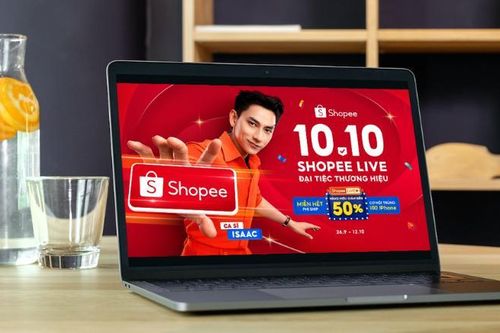 10.10 Shopee Live Đại tiệc thương hiệu với chuỗi mua sắm - giải trí suốt 24 giờ
