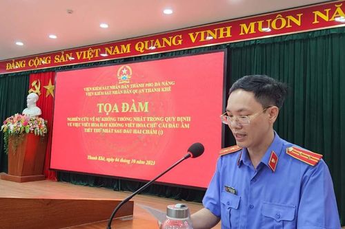 Khi Viện hội thảo về dấu hai chấm
