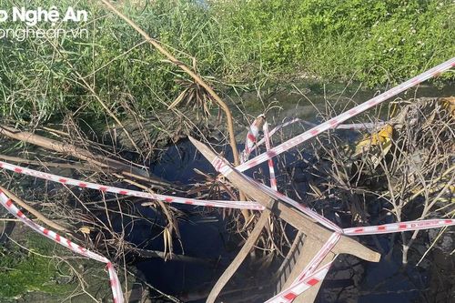 Thành phố Vinh ban hành văn bản giao việc xử lý sự cố vỡ đường ống dẫn nước thải